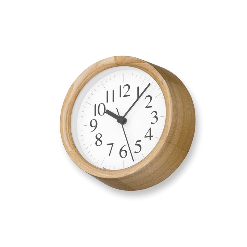 Lemnos Small Clock B Oak