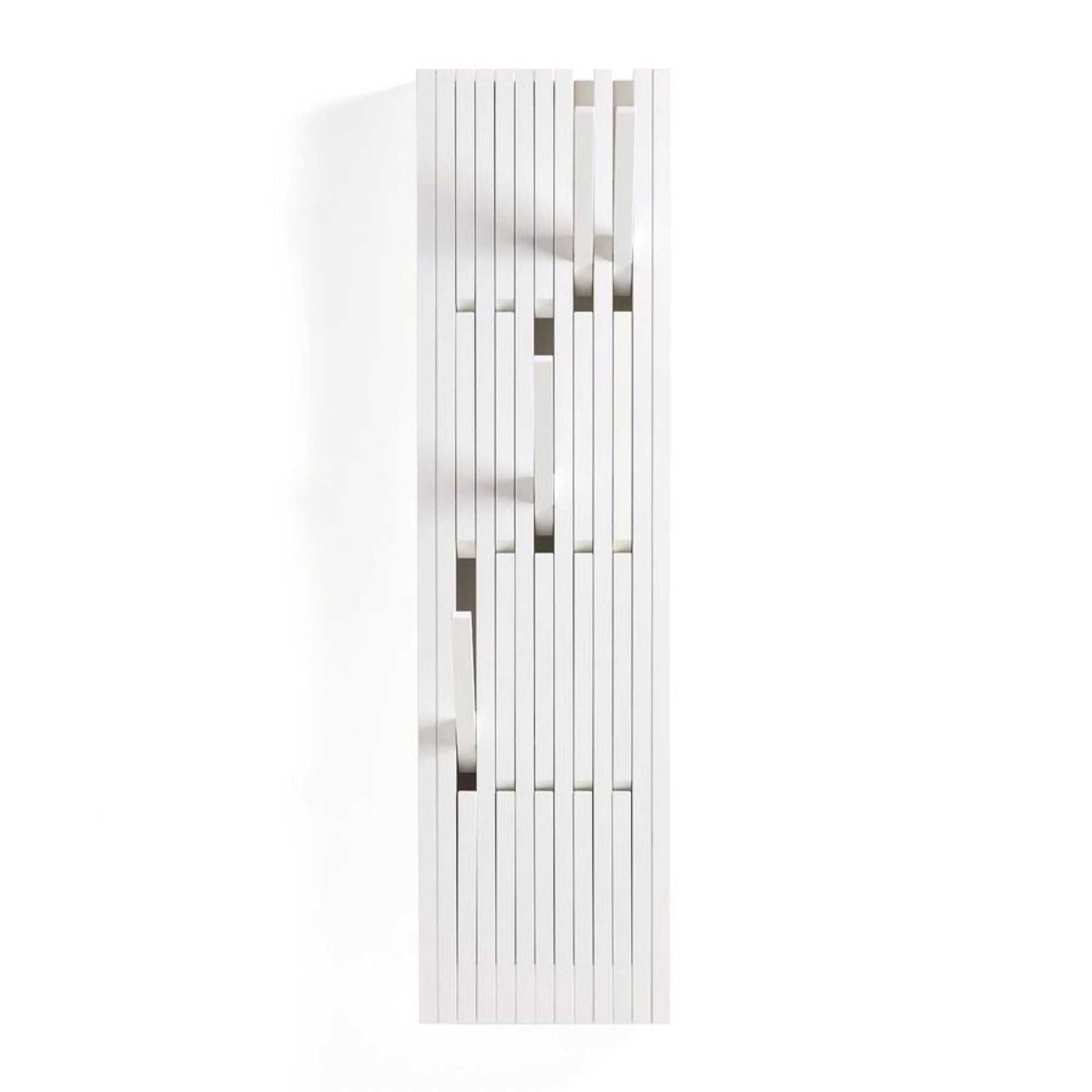 Peruse Piano Coat Rack Small, Lacquered White Beech