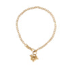 Miffy Leaping Rabbit Charm Bracelet, 18ct Gold Vermeil