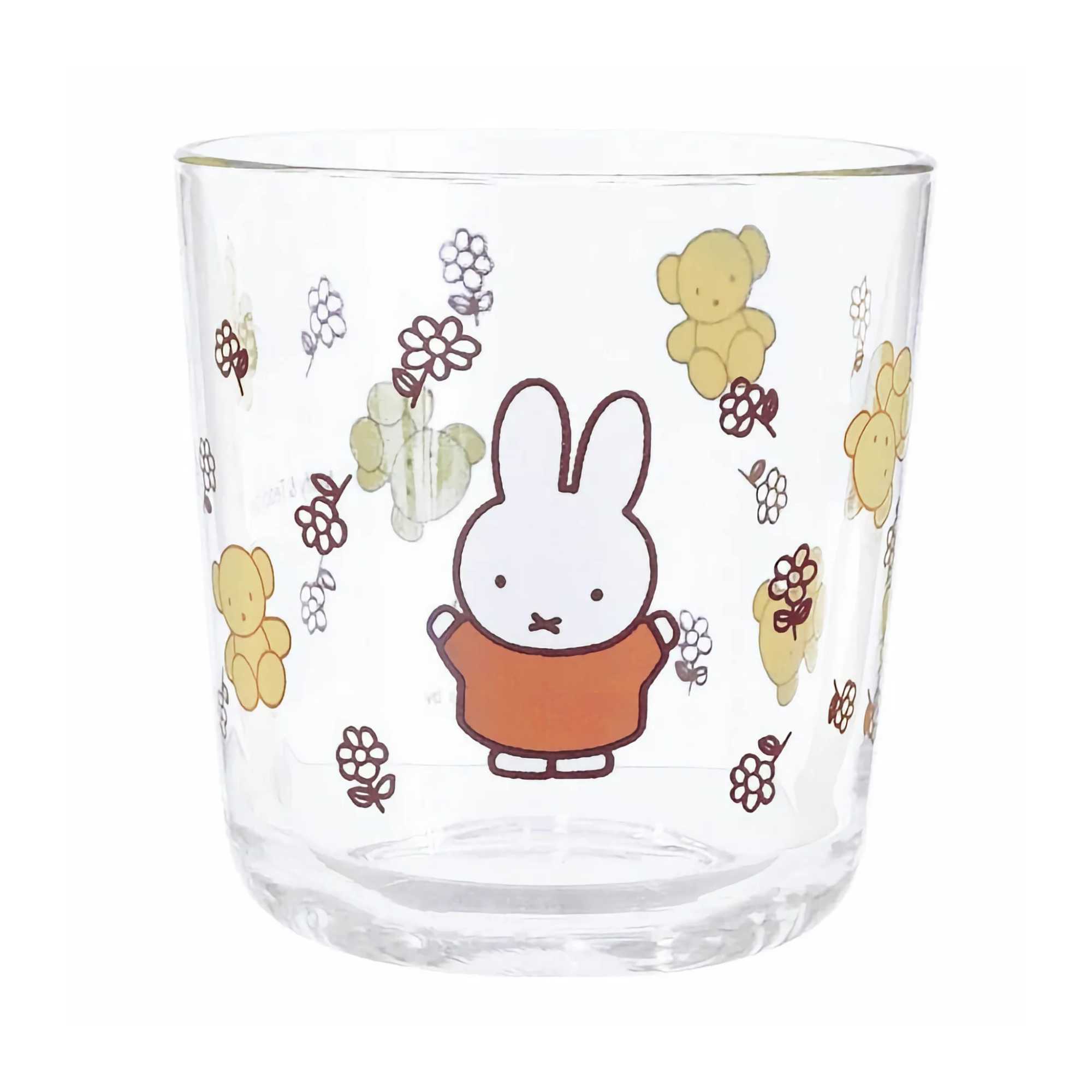 Miffy & Teddy Bear Series drinking glass