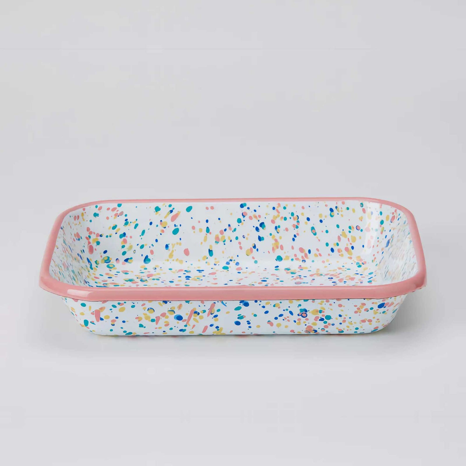 Kapka Enamel Wonder Wheel Big Meze Plate, Pink