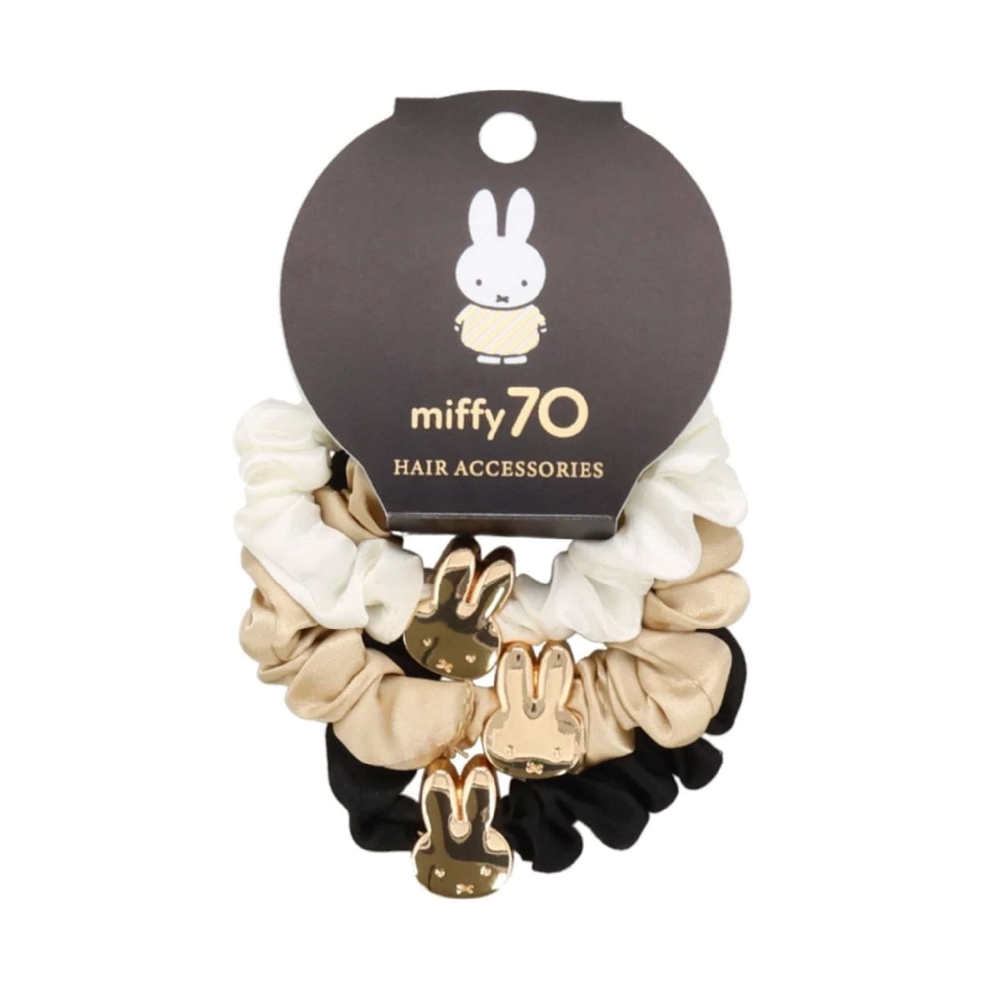 Miffy 70-Year hair tie scrunchies, plain
