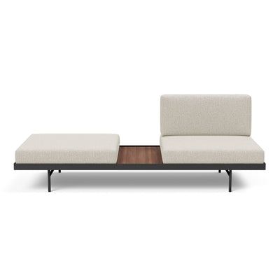 Innovation Living Puri daybed with walnut table, 527 mixed dance natural