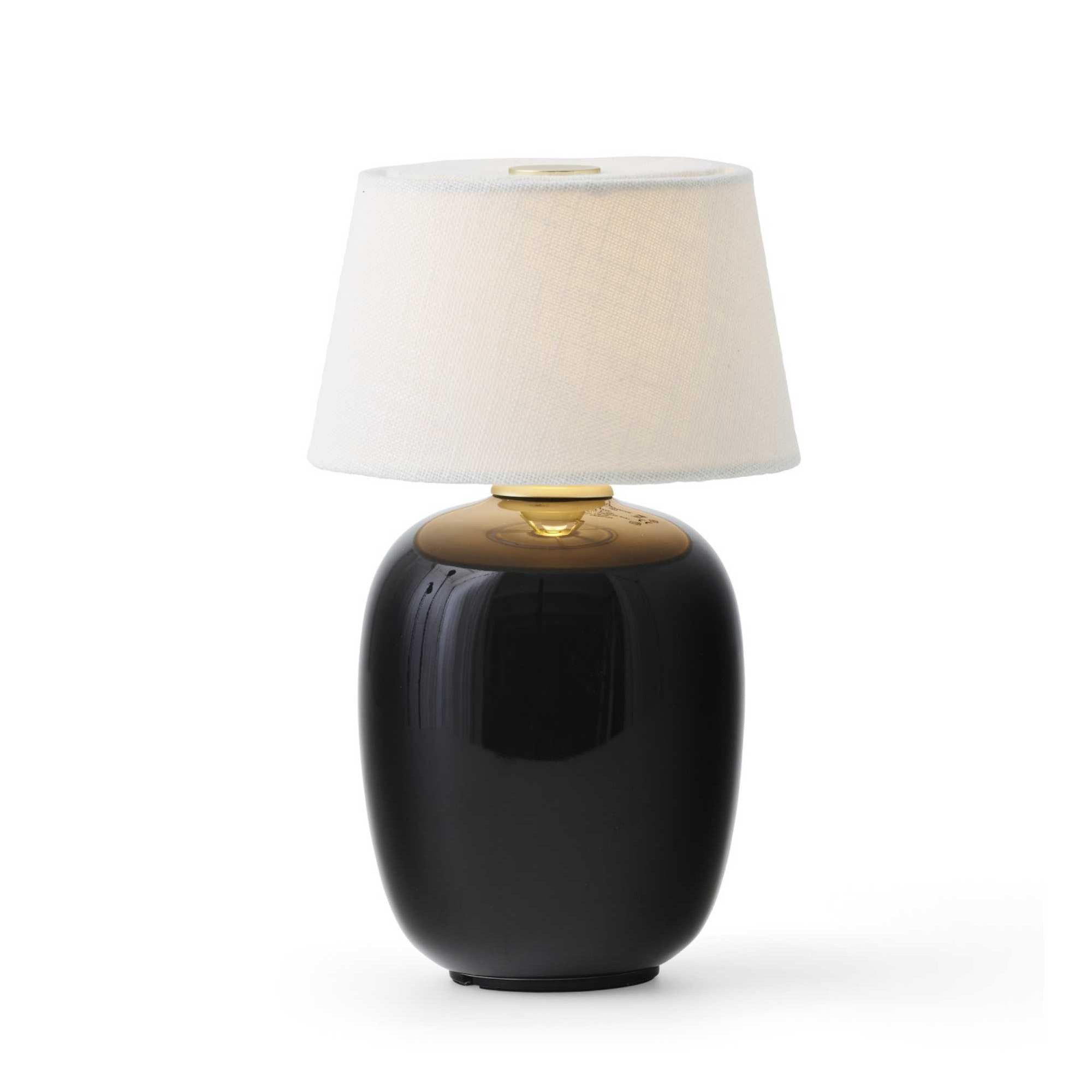 Audo Copenhagen Torso portable table lamp, Black