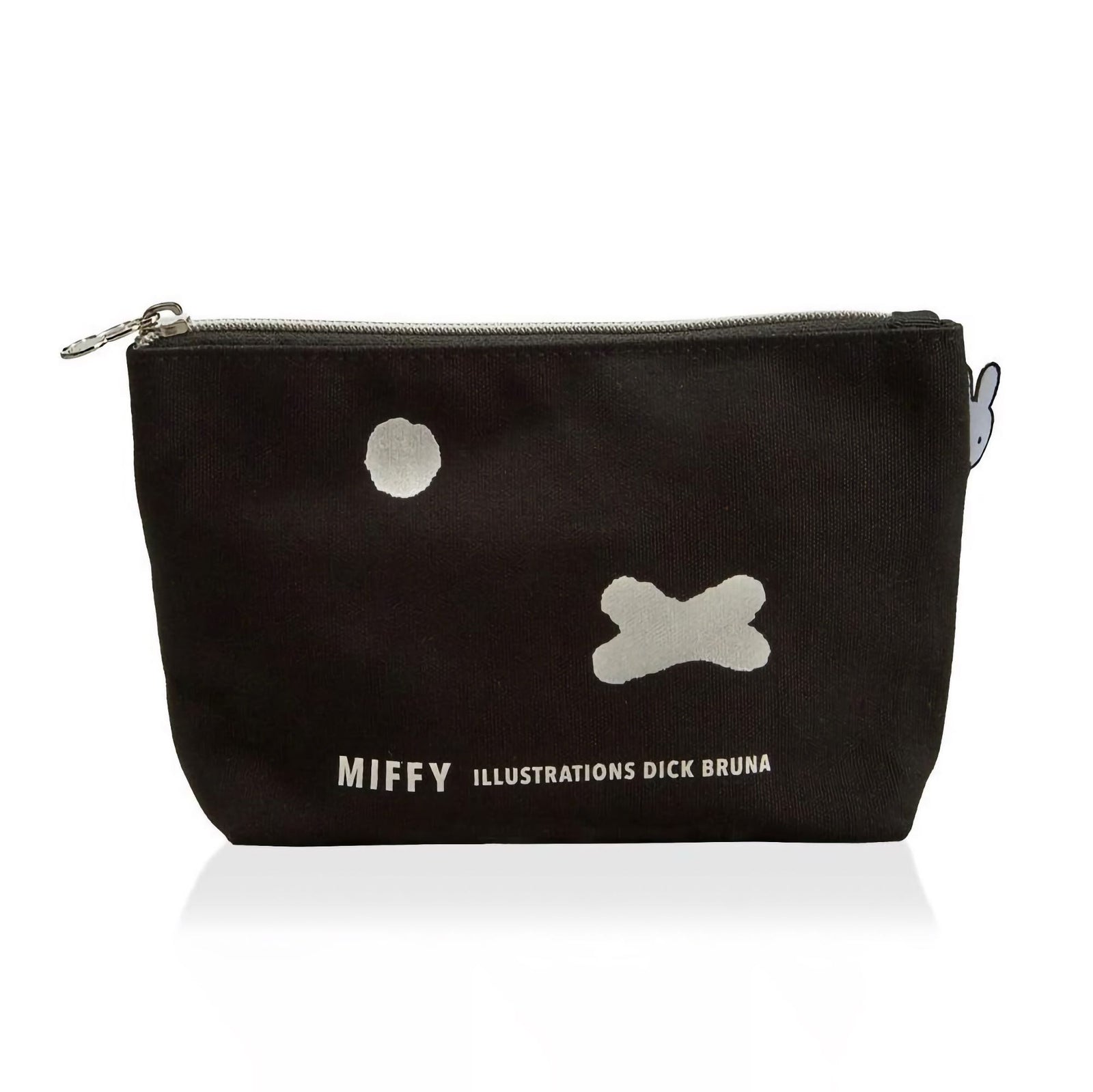 Miffy Canvas pouch, silver face