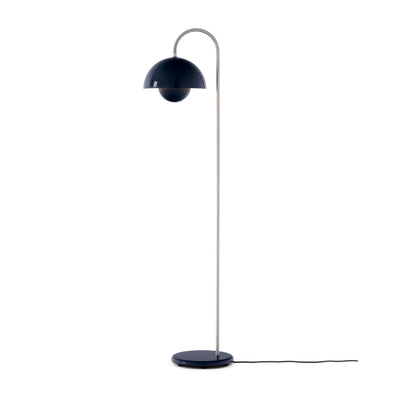 &Tradition Flowerpot VP12 floor lamp, steel blue