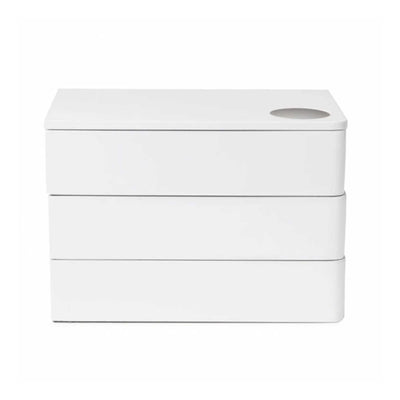 Umbra Spindle storage box, white