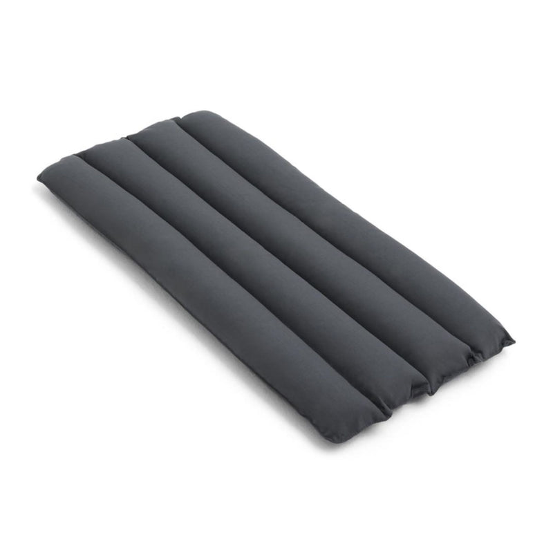 HAY Palissade soft quilted cushion for dining chair with armrest, anthracite