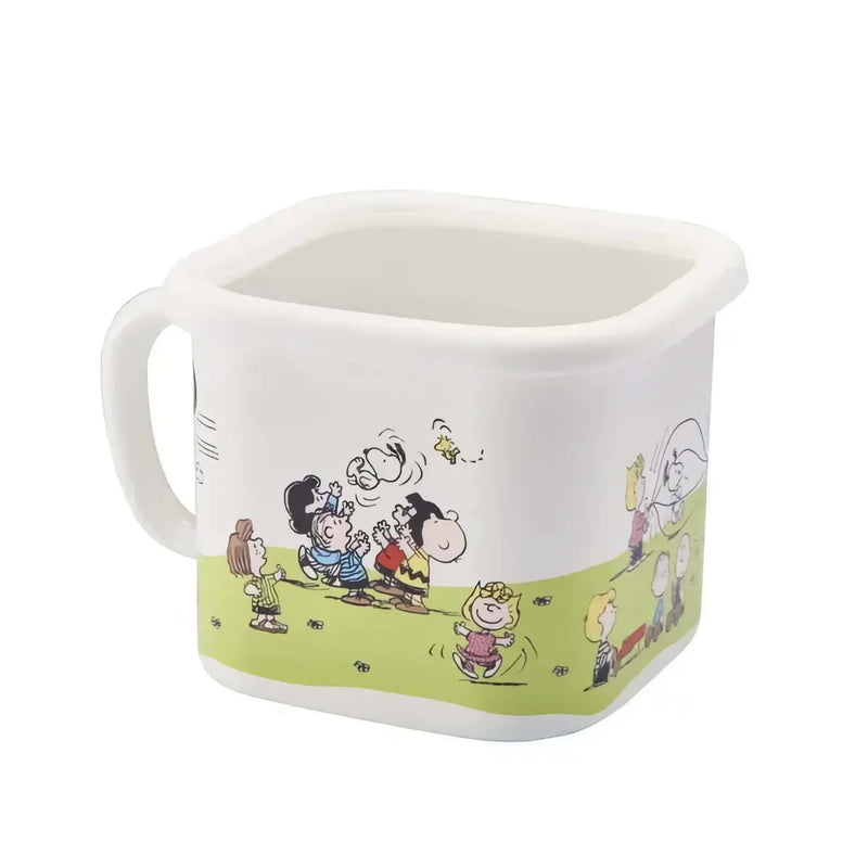 Yutaka Horo x Snoopy Greenfield series enamel square pot