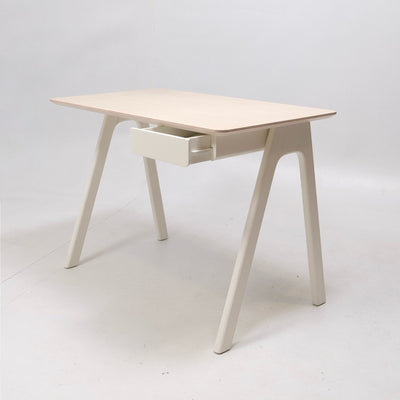 refurbished | Blu Dot Stash desk, ash/white