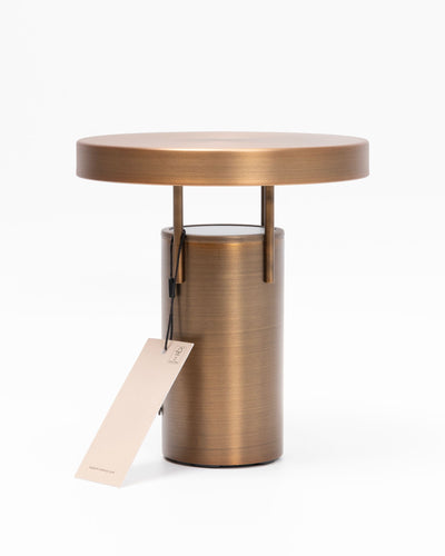 refurbished | Hubsch BringMe Mini rechargeable lamp, burnished brass