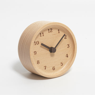 refurbished | Lemnos MUKU desk clock, beech