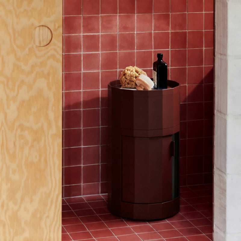 Hay Facet cabinet 101, burgundy