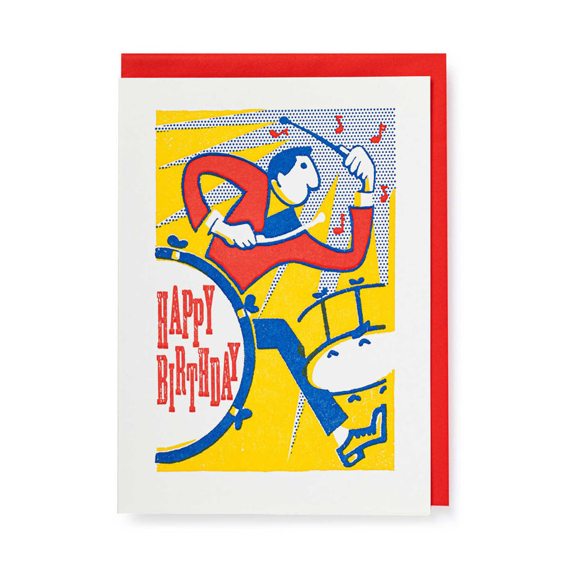 Archivist 'Birthday Drummer' Card