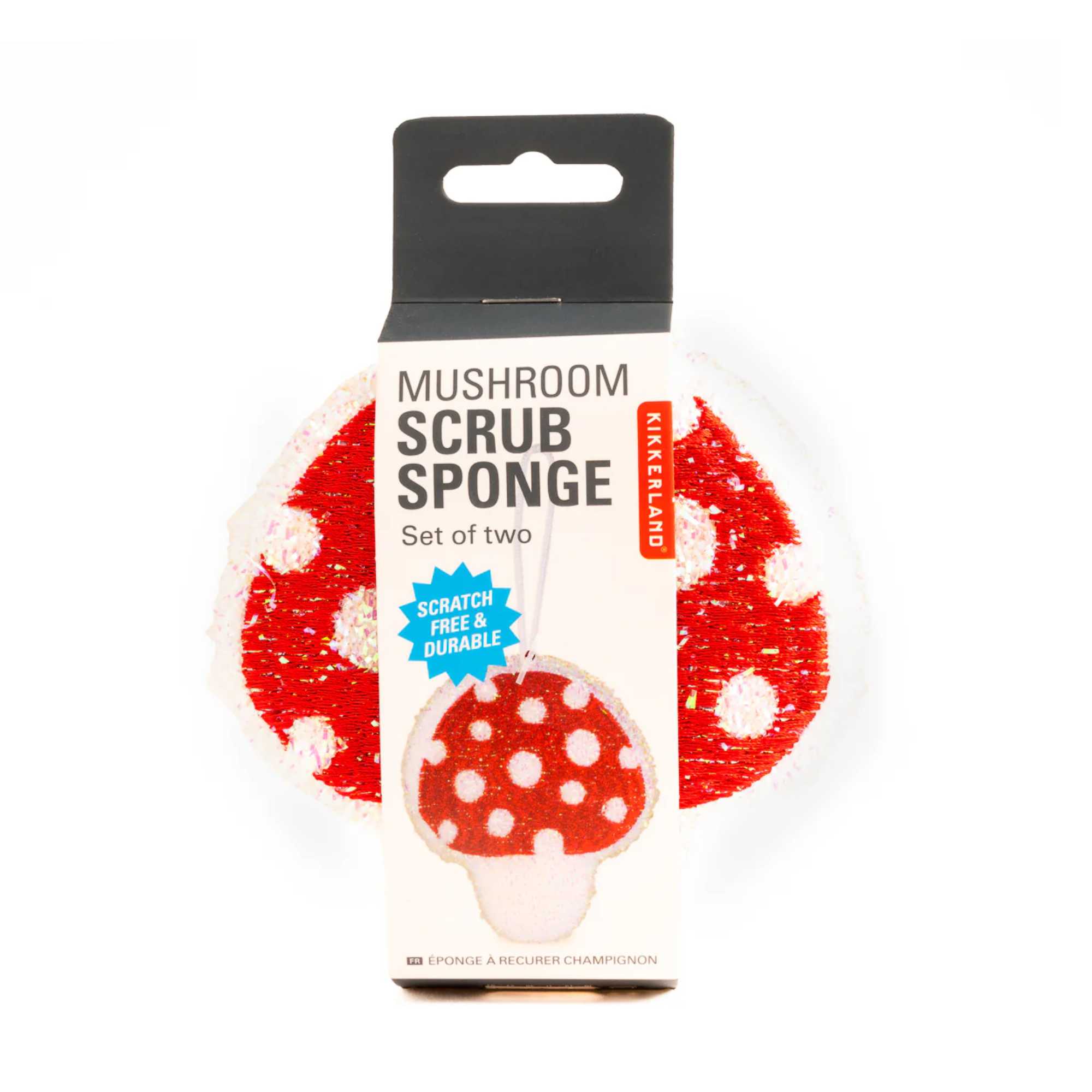 Kikkerland Mushroom Scrub Sponge