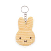 Miffy ECO Corduroy flat keychain, butter cream