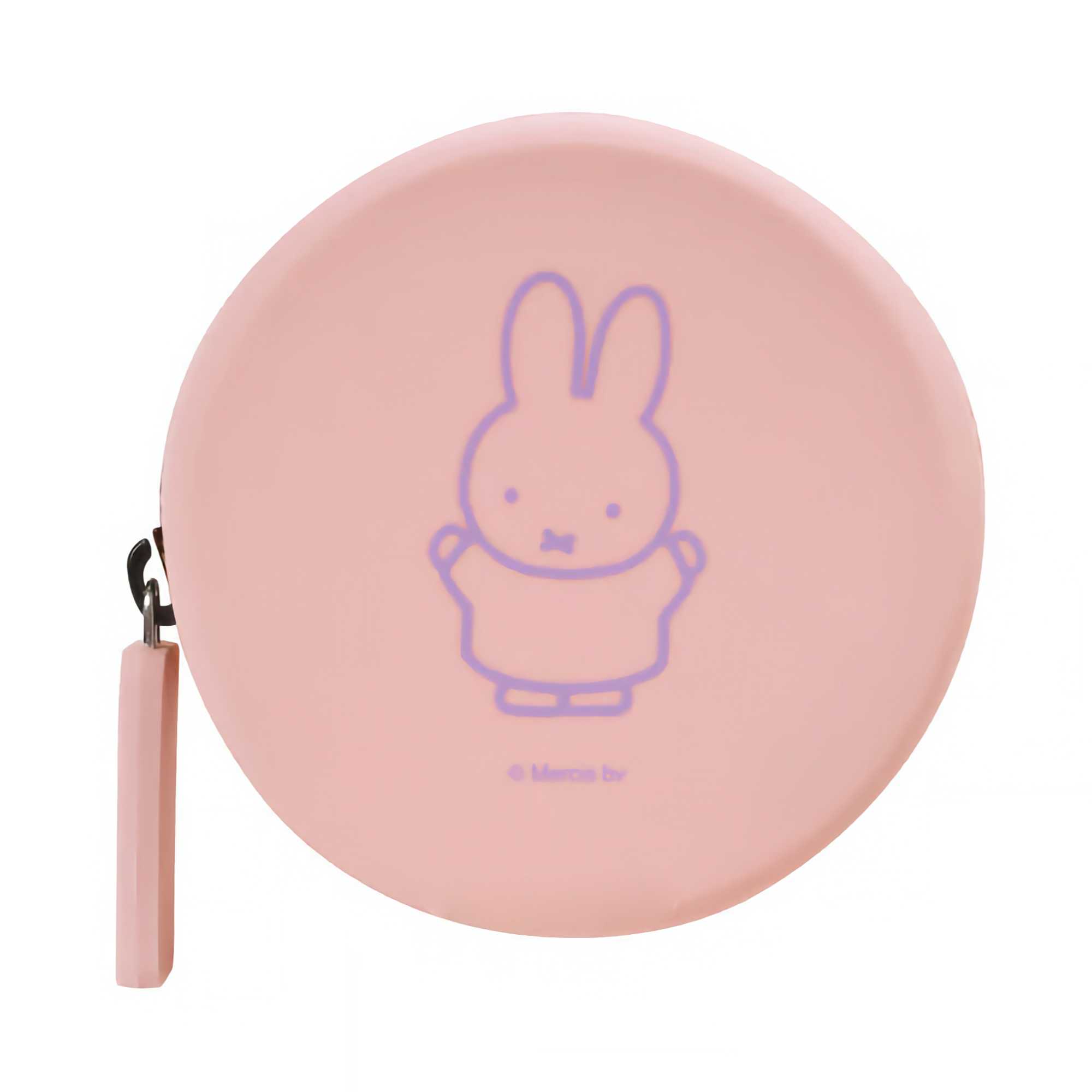Curun Miffy Round Coin Pouch, Pink