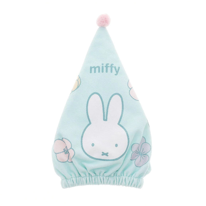 Marushin Miffy quick dry towel cap, light blue