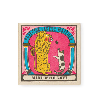 Archivist 'Big Cat Little Cat' Luxury Matchbox