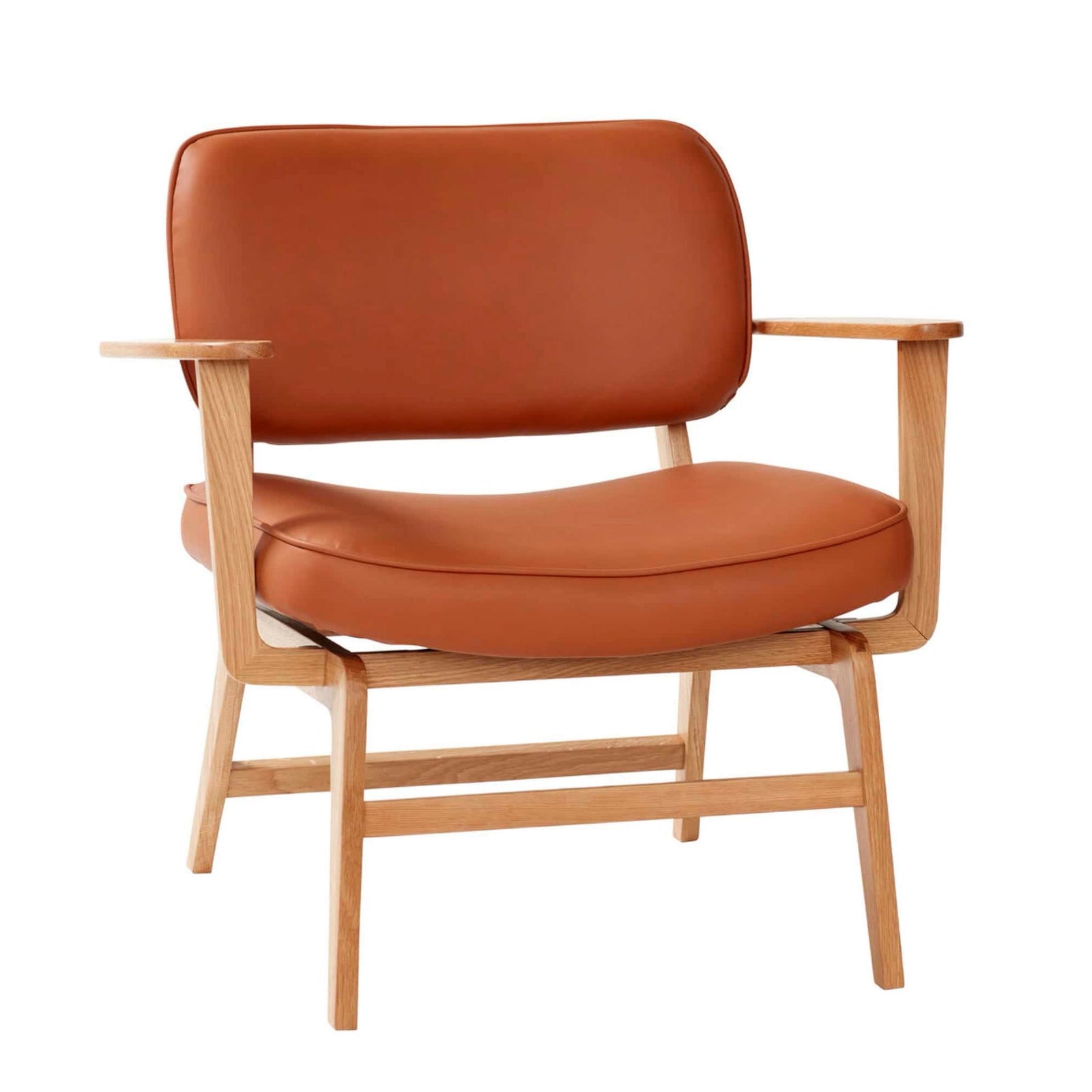 Hübsch Haze lounge chair, brown