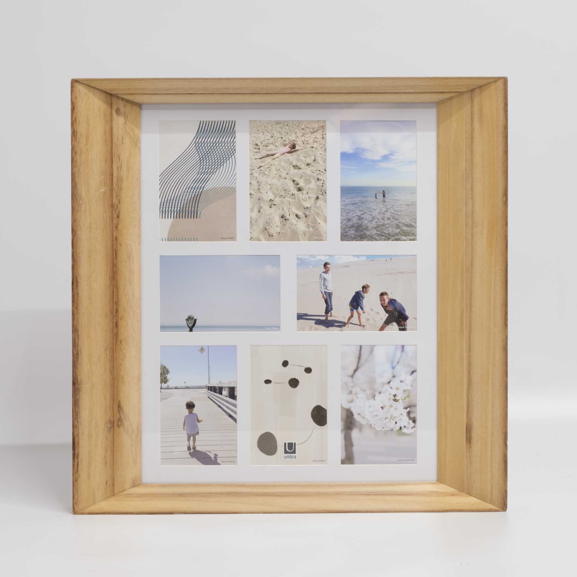 ex-display | Umbra Lookout wall multi photo frame, natural