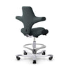 HAG Capisco 8106 ergonomic chair, Kvadrat Steelcut Trio STT883/Silver