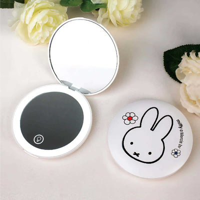 Miffy Handheld LED makeup Mirror