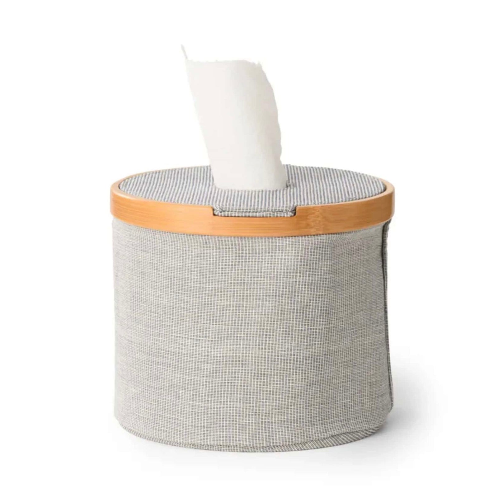 Gudee Esobi Round tissue box, natural