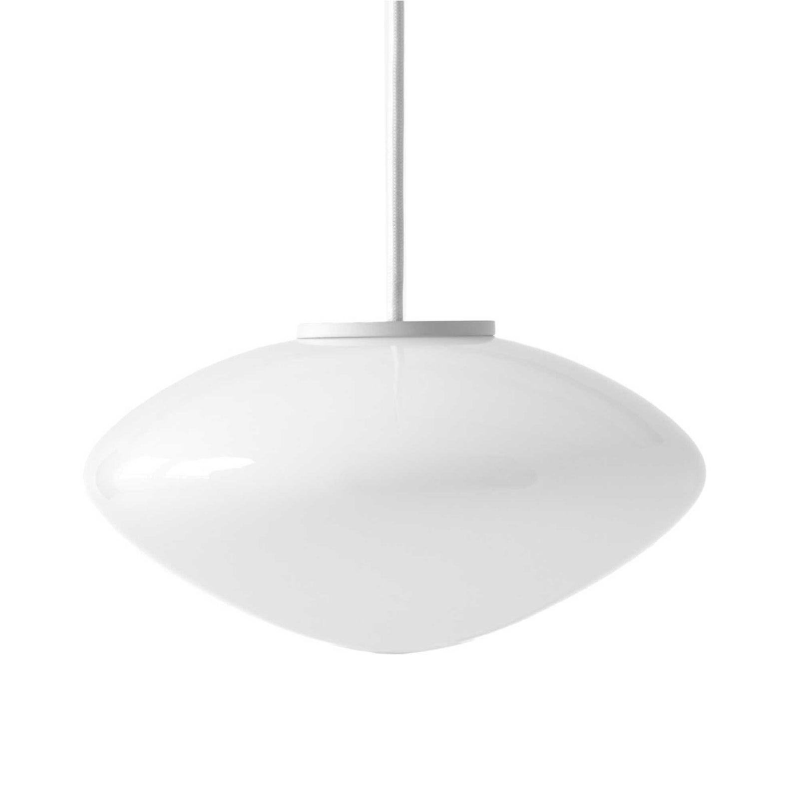 &Tradition Mist AP15 pendant lamp, matt white/opal Glass