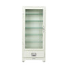 Dulton 5 Layer cabinet with drawer, ivory