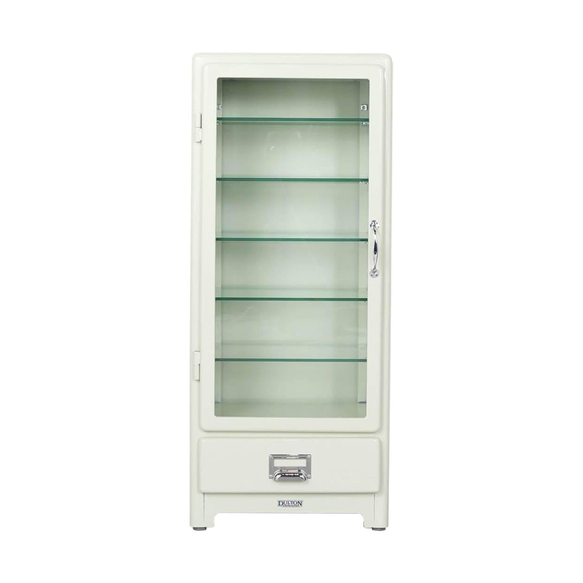 Dulton 5 Layer cabinet with drawer, ivory