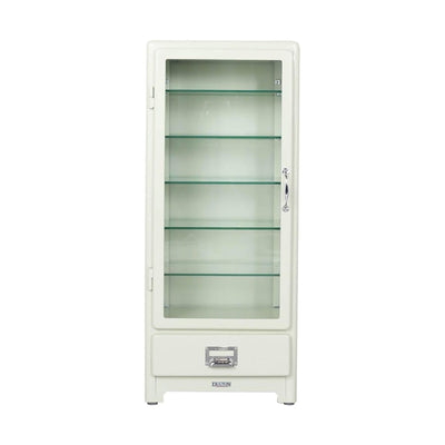 Dulton 5 Layer cabinet with drawer, ivory