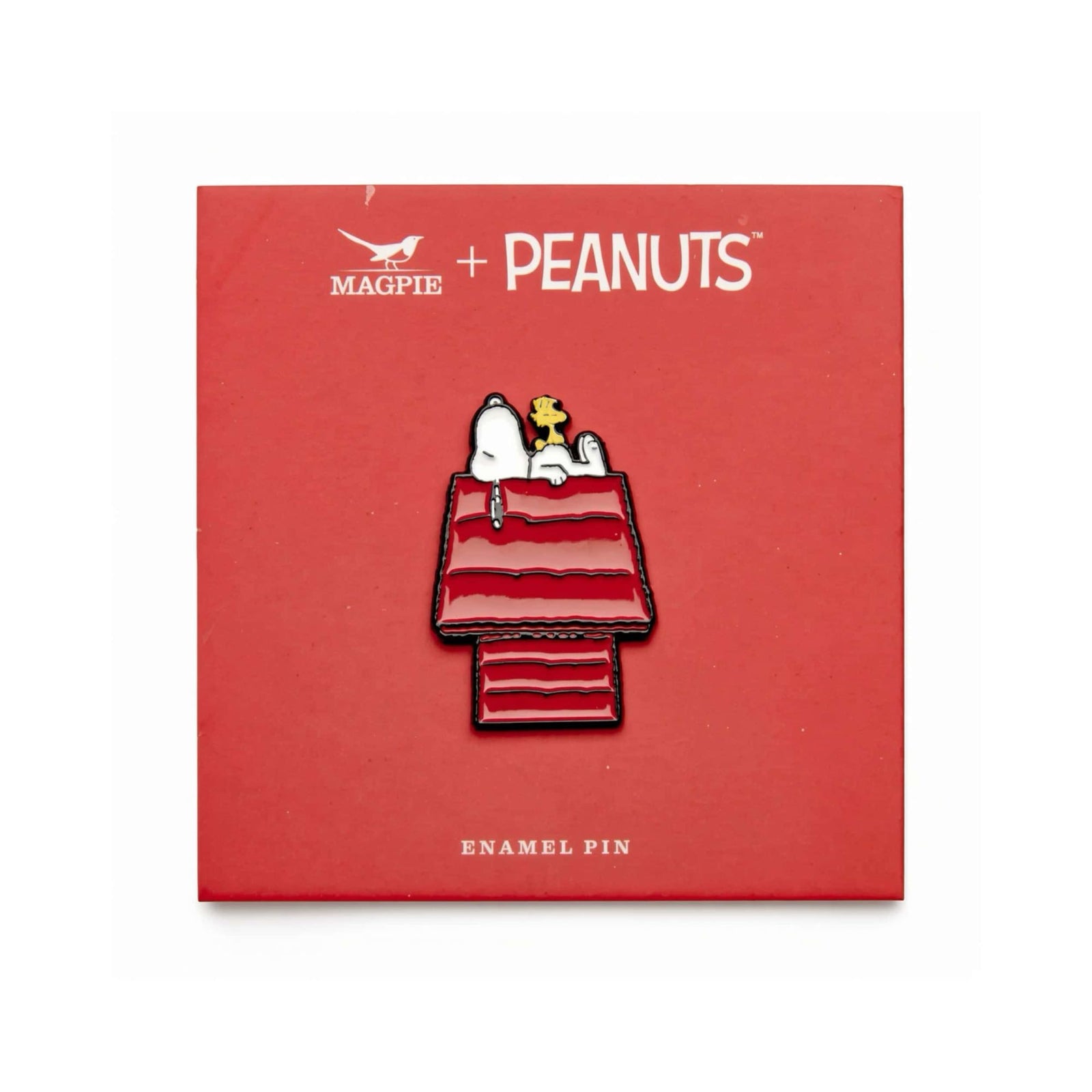 Peanuts x Magpie Snoopy enamel pin, house