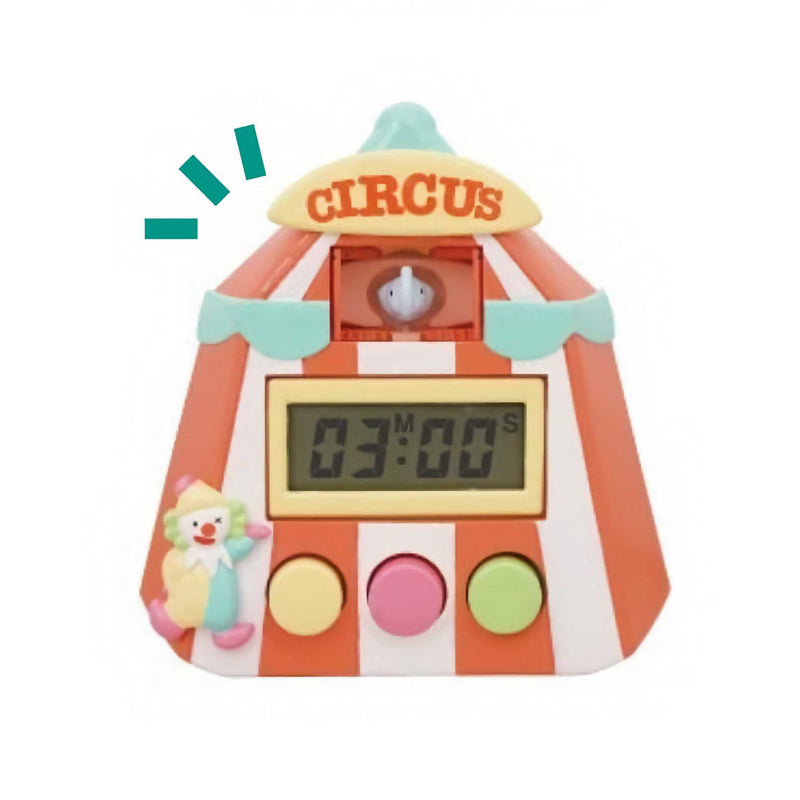 Hashy Circus Pop-Up Kitchen Timer, Red
