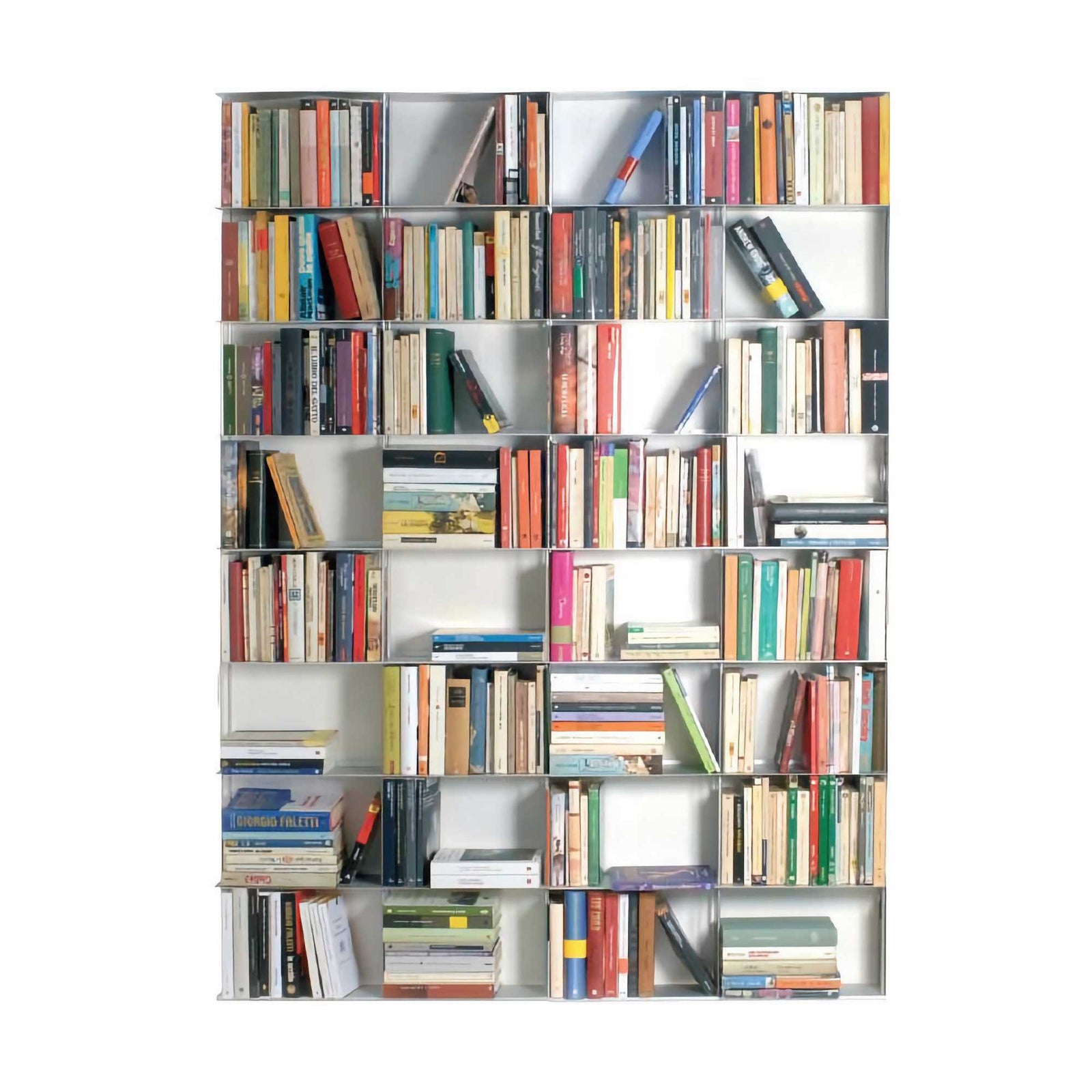 Kriptonite Krossing wall shelf 133x200cm, matt white