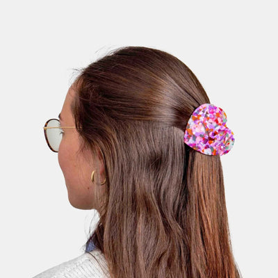 EMS Pink Heart hair claw