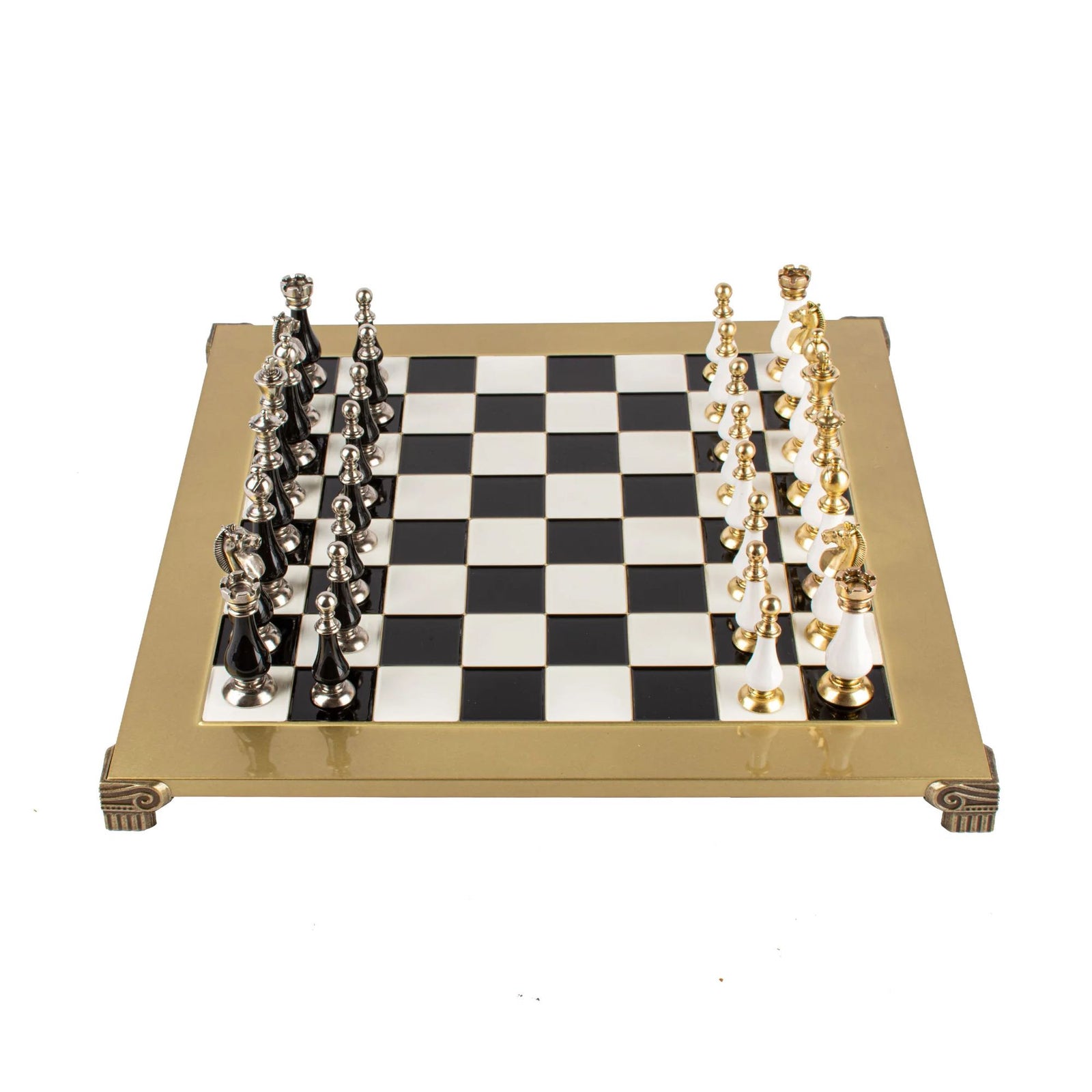 Manopoulos Cycladic art chess 44x44, premium gold