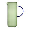 Lyngby Glas Torino glass carafe 1100ml, green/blue