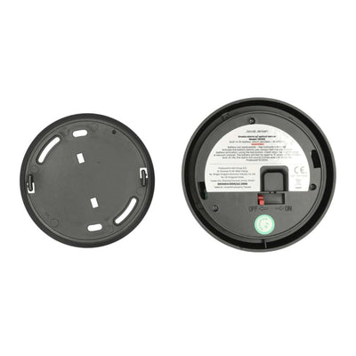 Jacob Jensen Optical smoke alarm pack of 3, black