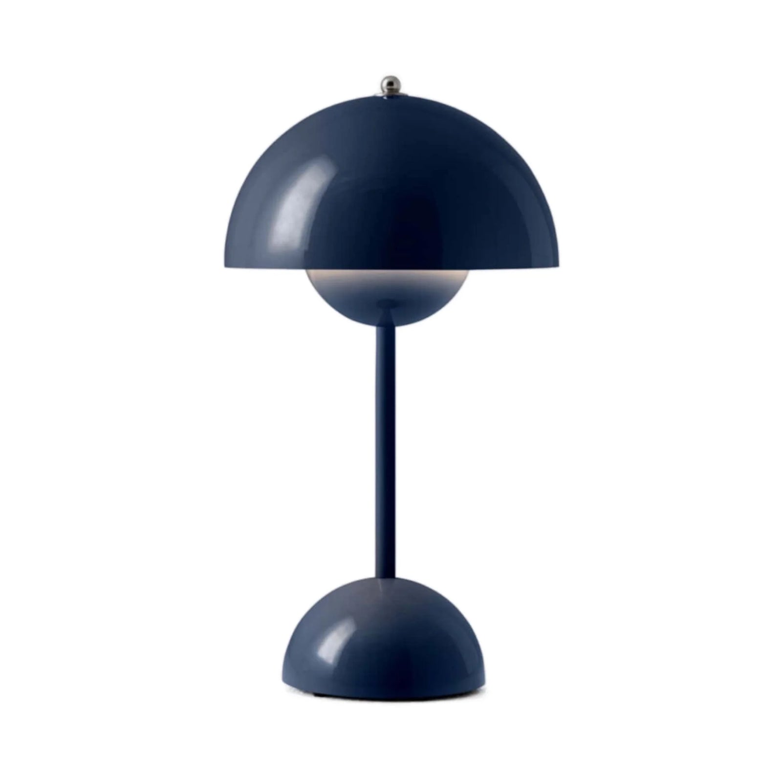 &Tradition Flowerpot VP9 rechargeable lamp, steel blue