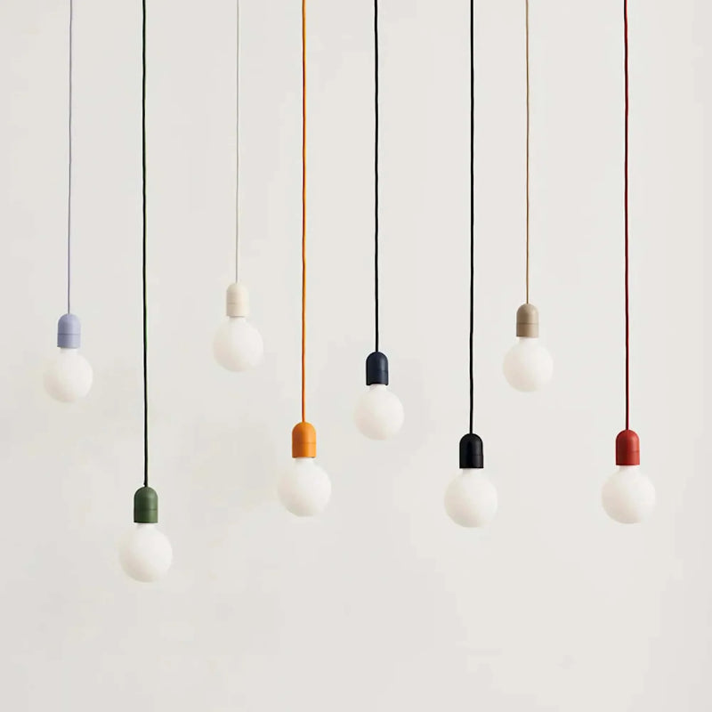 Hay Common pendant cord set, beton grey