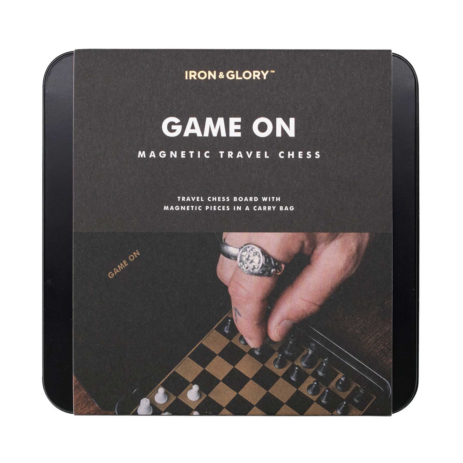 Luckies Iron & Glory Game On Magnetic Travel Chess Set