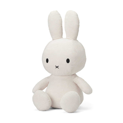 Miffy ECO Corduroy Sitting plush 70cm, Offwhite