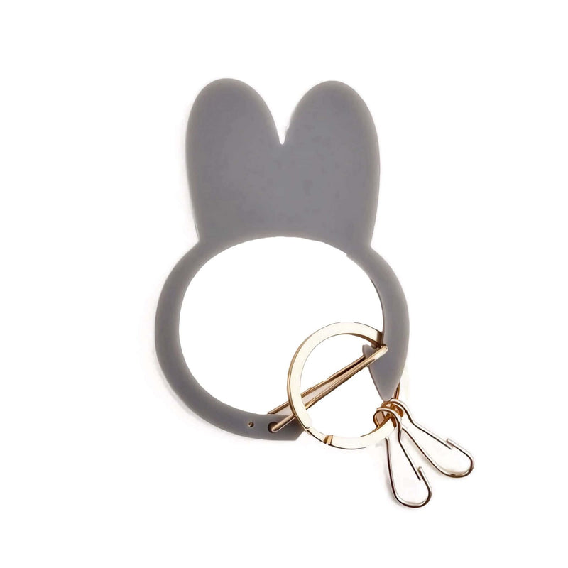 Miffy Face Carabiner charm, grey