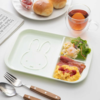 Miffy Morning plate with divider