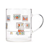 Miffy heat resistant glass mug, drawing