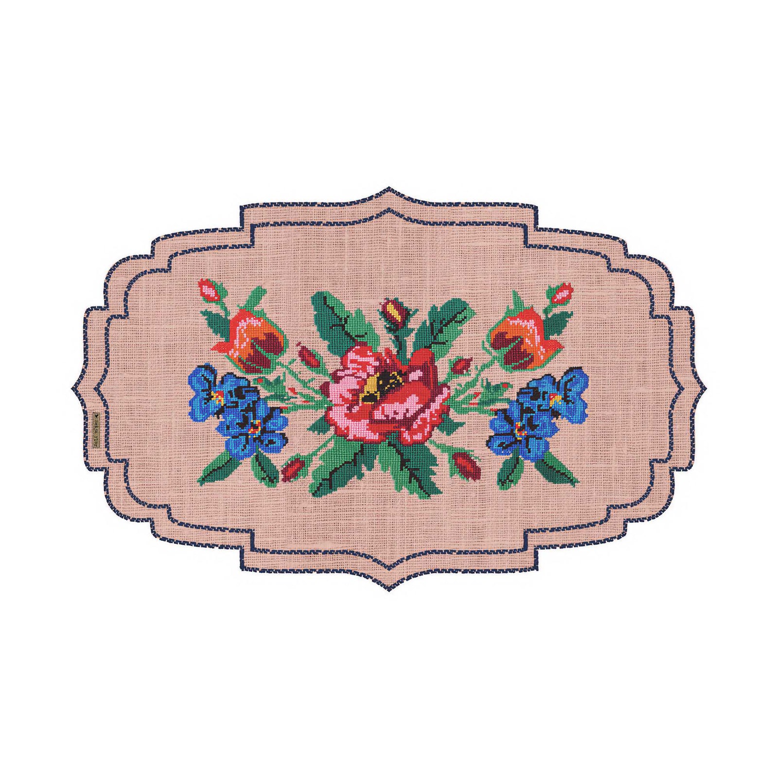 Beija Flor Gobelin Powder Cutout Vinyl Placemat