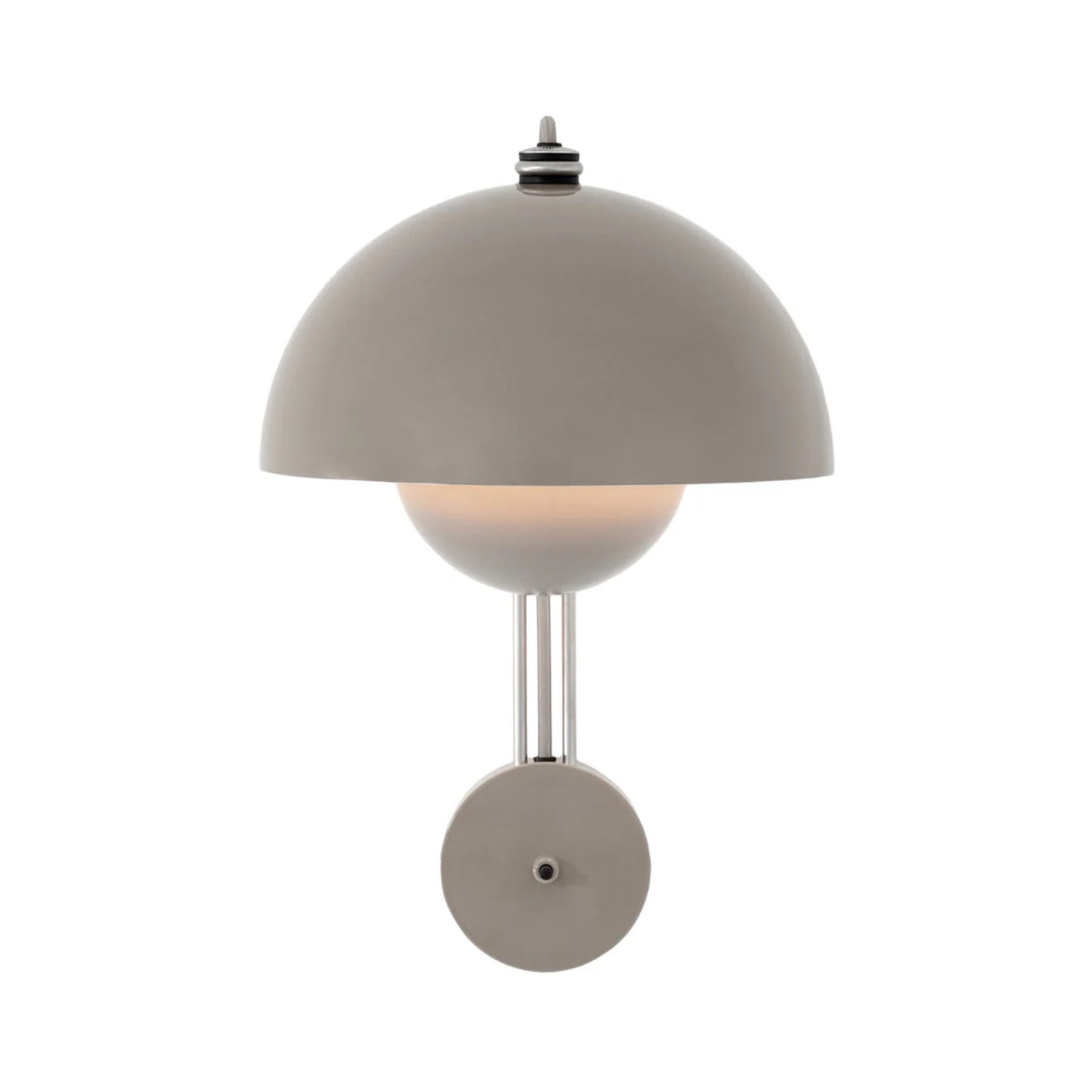 &Tradition Flowerpot VP8 wall lamp, grey beige