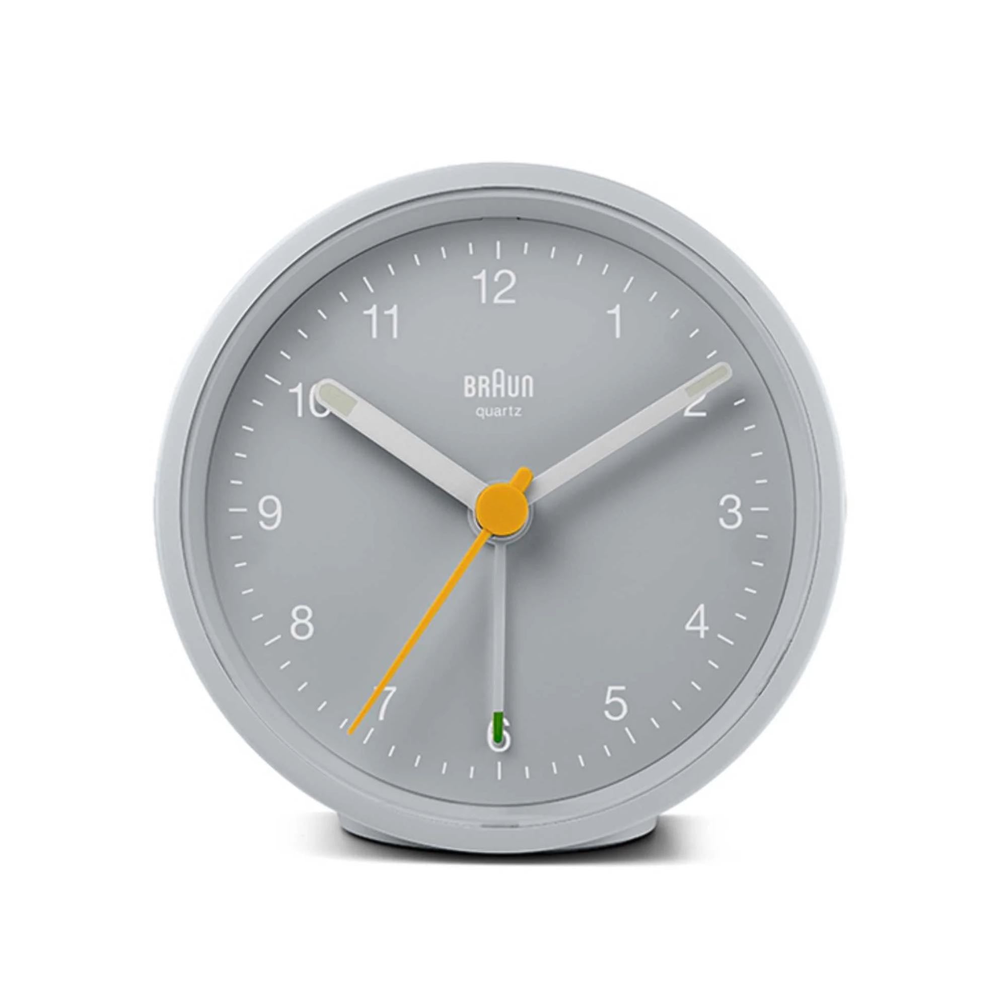 Braun BS12 alarm clock, 100th anniversary grey