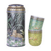 Images d'Orient Tin Box 2 Levels With 2 Coffee Cups, Jangala